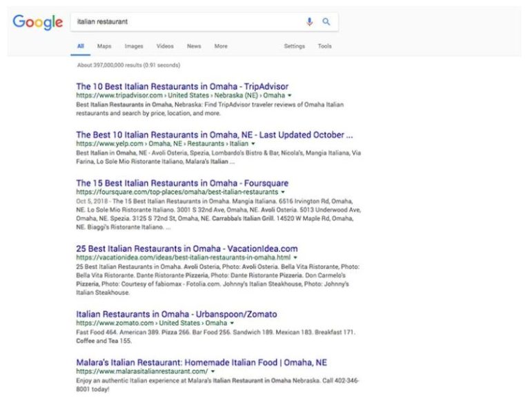 Google10本の青いリンク