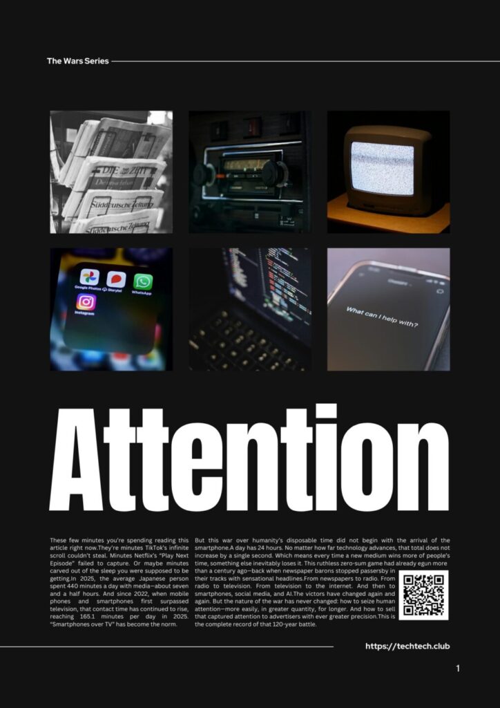 アテンション・エコノミー戦争 ——人類の「24時間」を奪い合った120年の記録