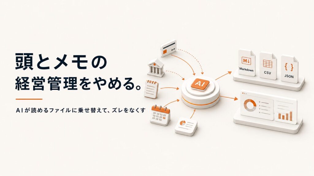AI秘書は「AIが読める情報」を作るところから。頭とメモの経営管理をやめる
